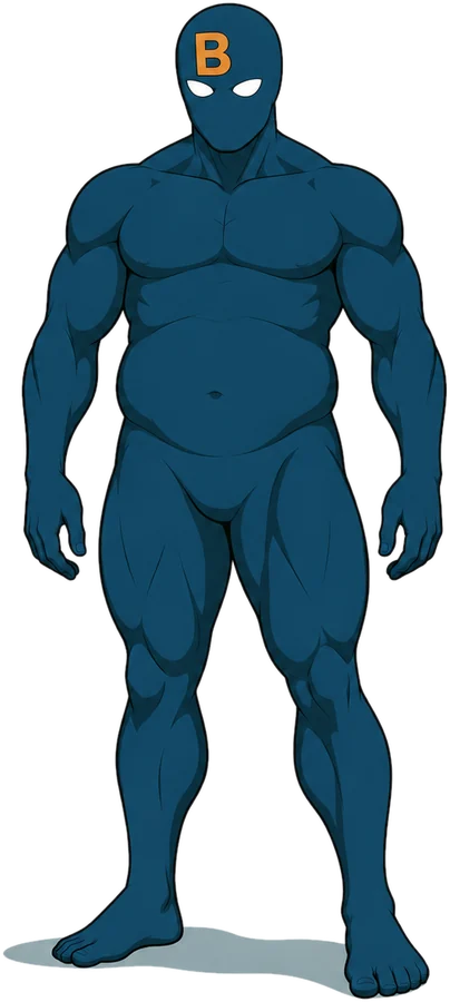 Captain Body mit Bauch
